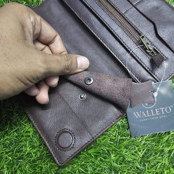 MOTO WALLET BROWN CHOCOLATE PREMIUM