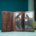 MOTO WALLET CLASSIC GLOSSY CHOCOLATE PREMIUM - Image 2