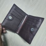 SMALL MOTO WALLET BROWN CHOCOLATE PREMIUM - Image 3