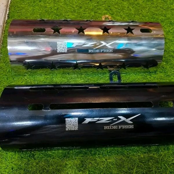 SILENCER PROTECTOR BLACK YAMAHA FZ X PREMIUM