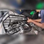 RIGHT SAREE GUARD YAMAHA FZS ALL MODEL PREMIUM - Image 3
