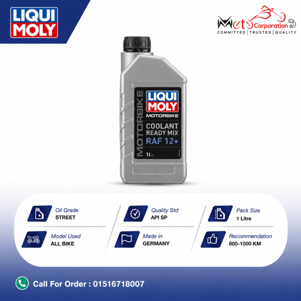 LIQUI MOLY RAF 12+ PREMIXED COOLANT RED 1L