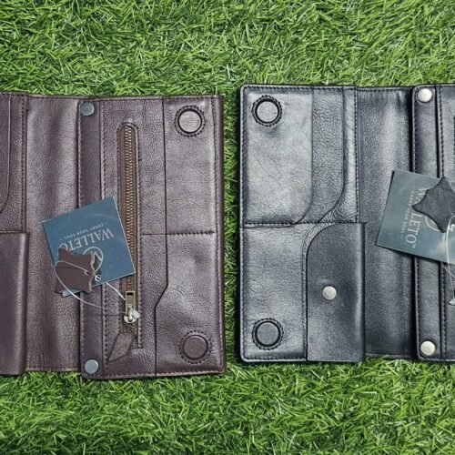 All in one Multifuntional Moto Wallet-100% Genuine Leather