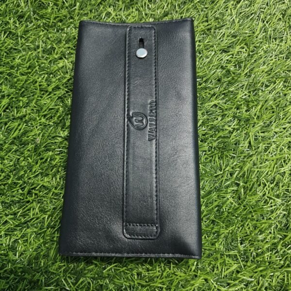 All in one Multifuntional Moto Wallet-100% Genuine Leather - Image 14