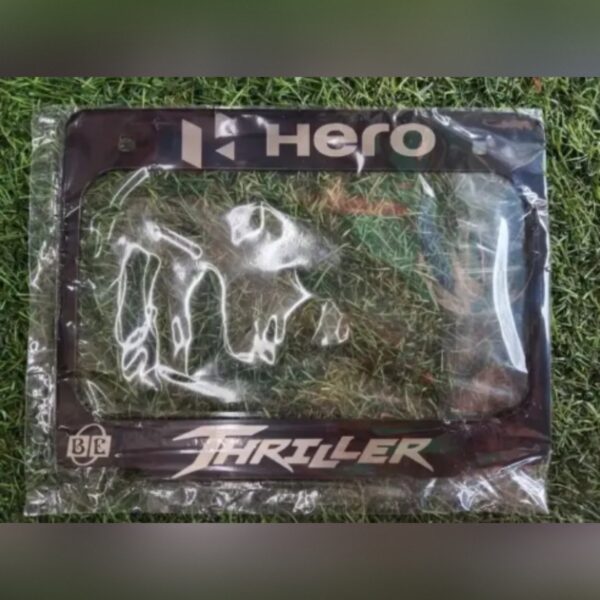 NUMBER PLATE COVER HERO THRILLER 2V/4V PREMIUM