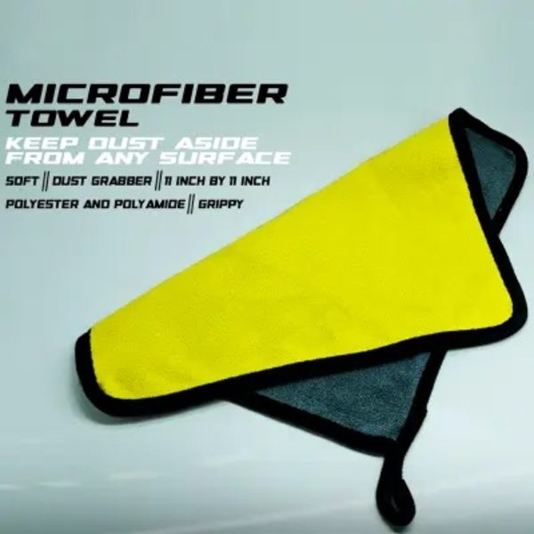 MICROFIBER TOWEL CAR & BIKE CLEANING DRY CLOTH PREMIUM
