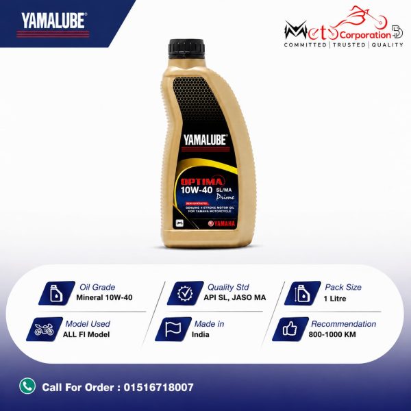 YAMALUBE OPTIMA PRIME 10W-40 MINERAL 1L