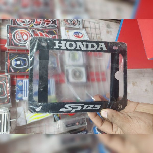 NUMBER PLATE COVER HONDA SP125 PREMIUM