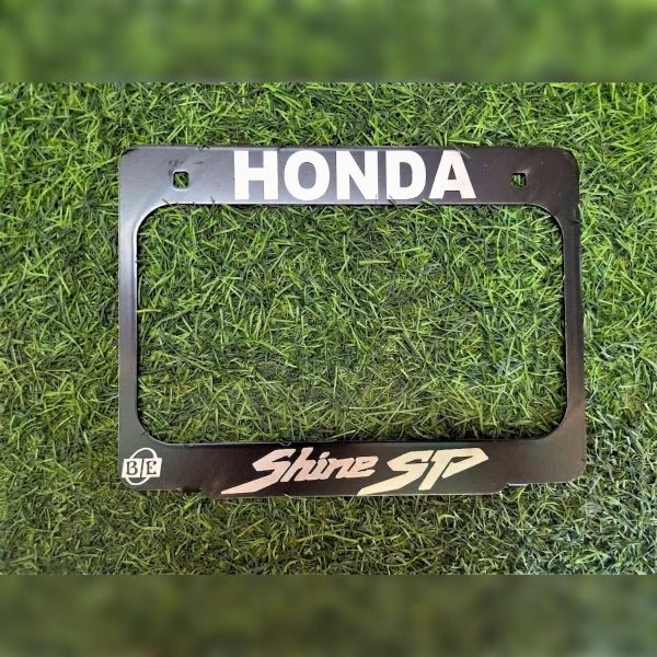 NUMBER PLATE COVER HONDA SHINE SP PREMIUM