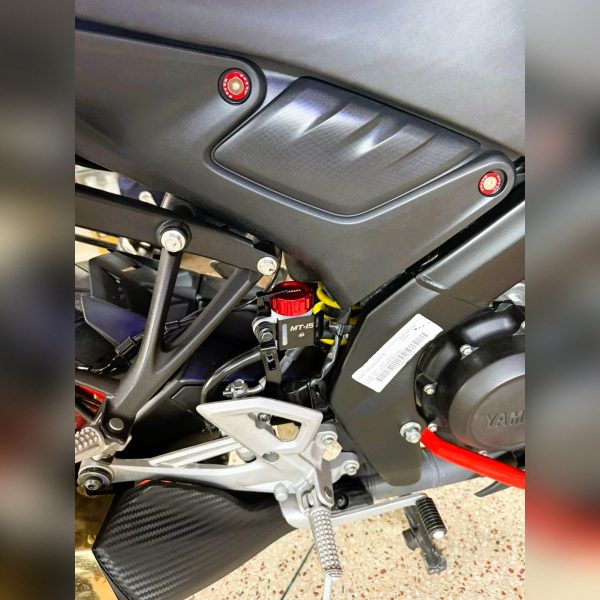 BACK MASTER CYLINDER CAP/OIL POT YAMAHA MT15 V1/V2 PREMIUM